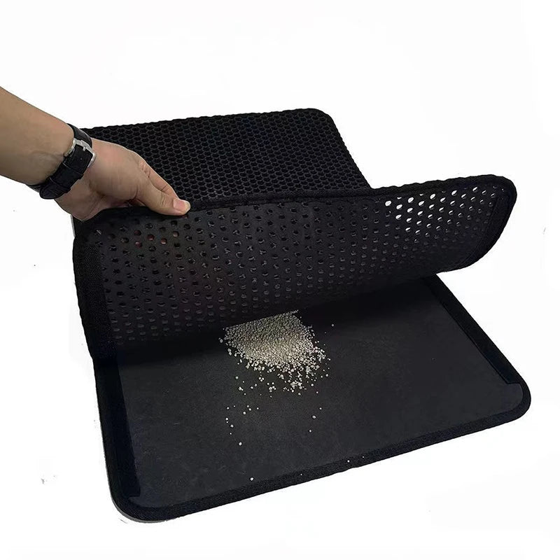 EVA Shield Cat Litter Mat β Dual-Layer, Washable & Anti-Slip Pet Pad