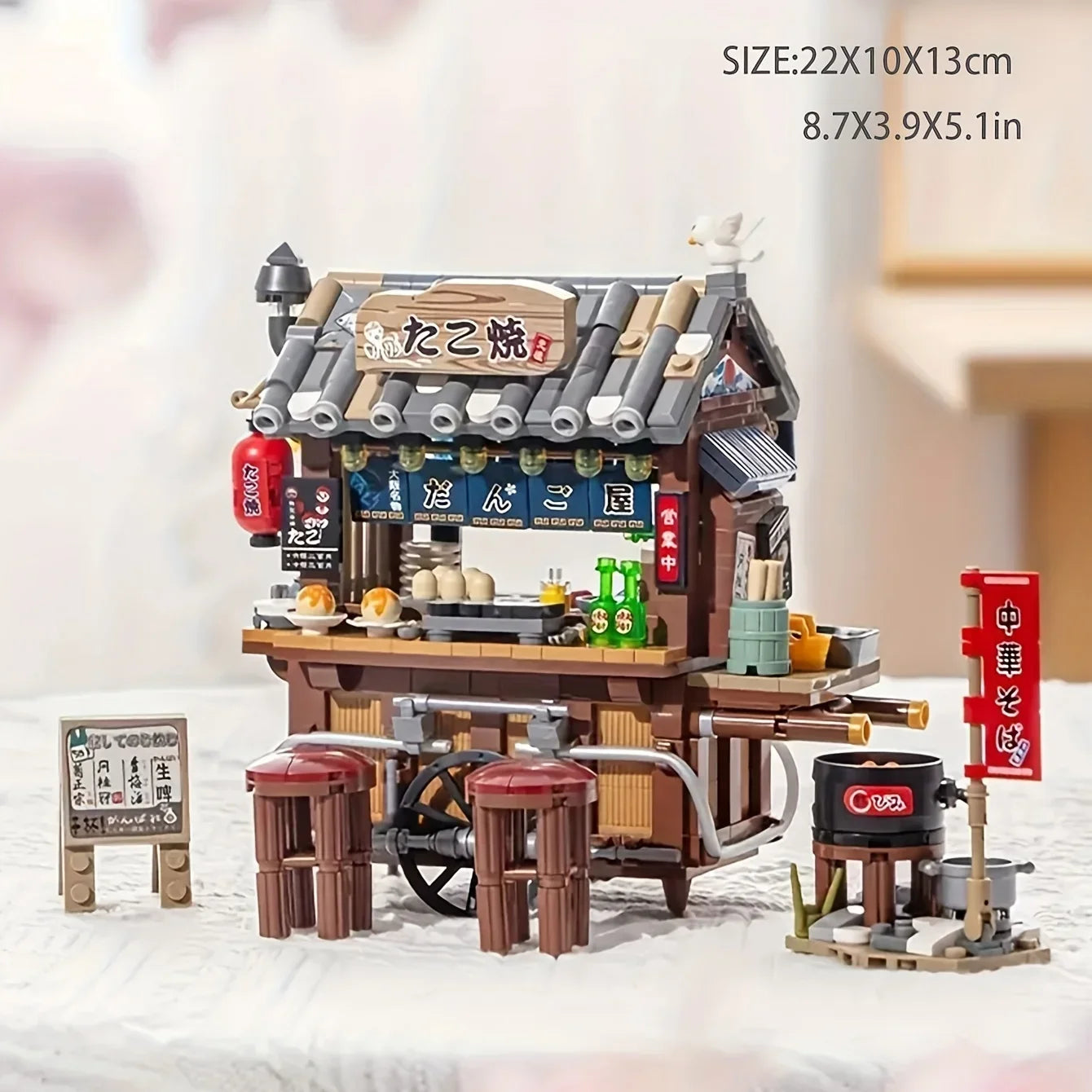 Kit in miniatura per bancarella di frutti di mare