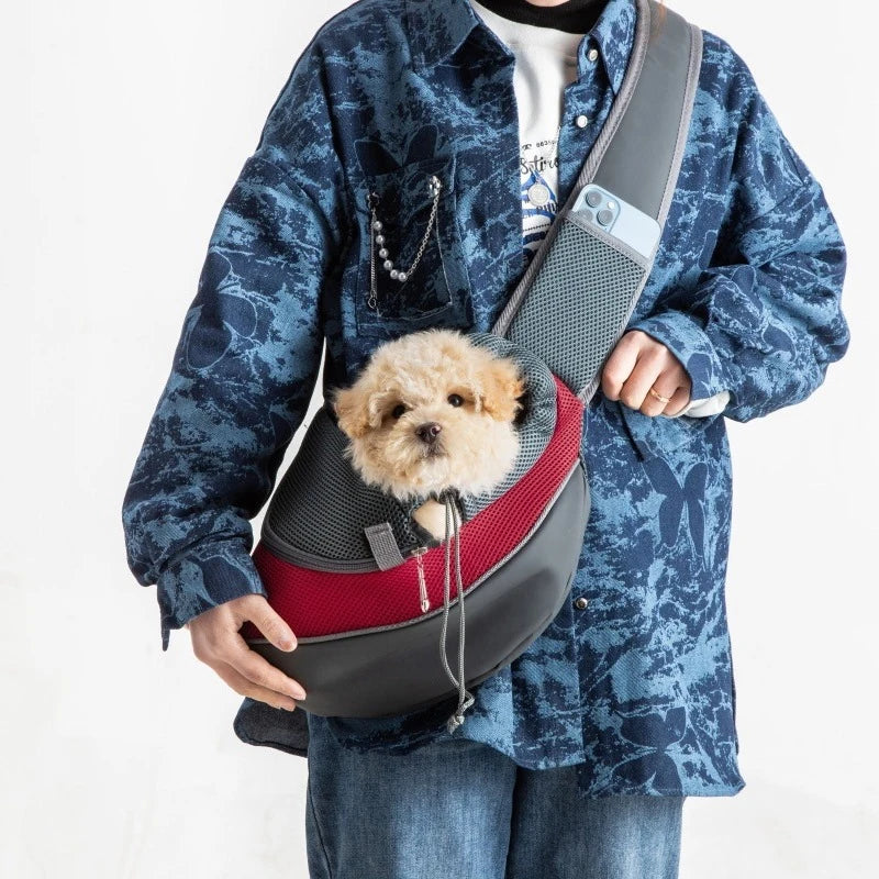 Bolso bandolera para mascotas