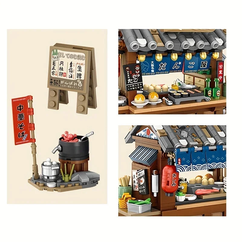Kit in miniatura per bancarella di frutti di mare