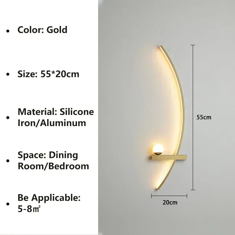 LED Striped Wall Light