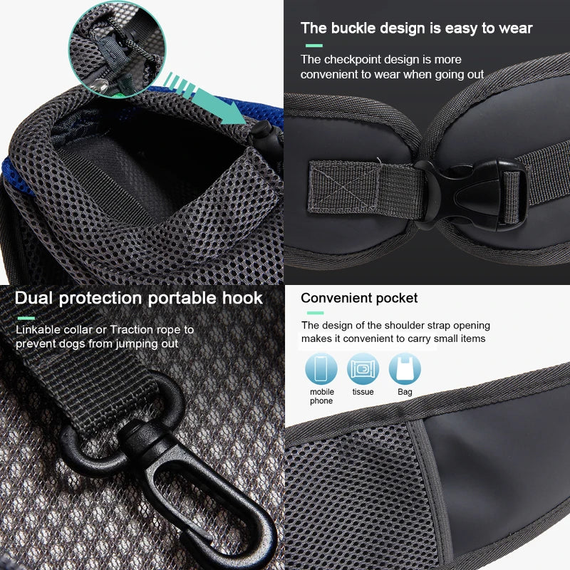 Bolso bandolera para mascotas