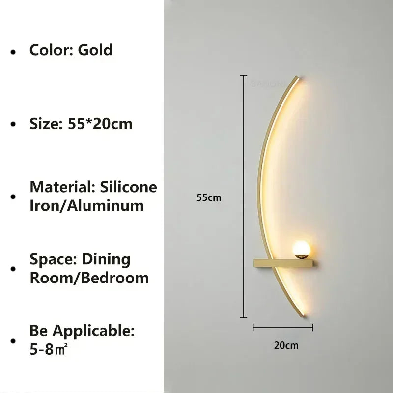 LED Striped Wall Light