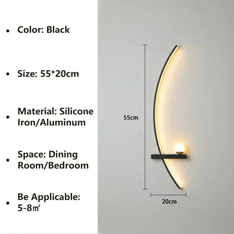 LED Striped Wall Light