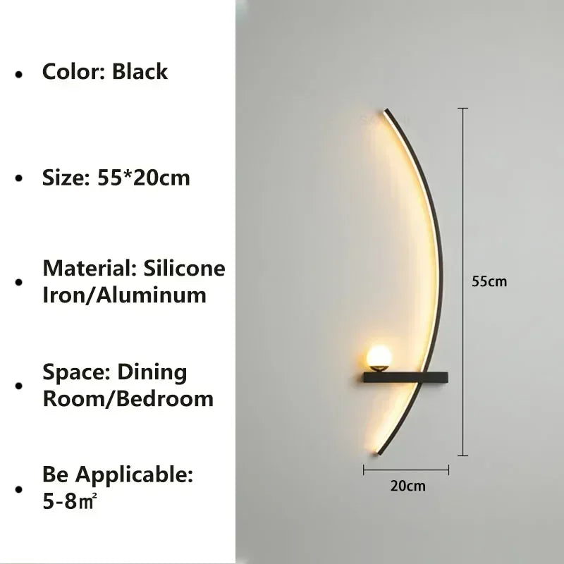 LED Striped Wall Light