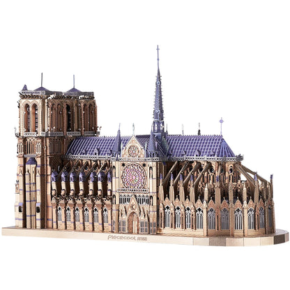 Kit de rompecabezas de metal 3D de Notre Dame