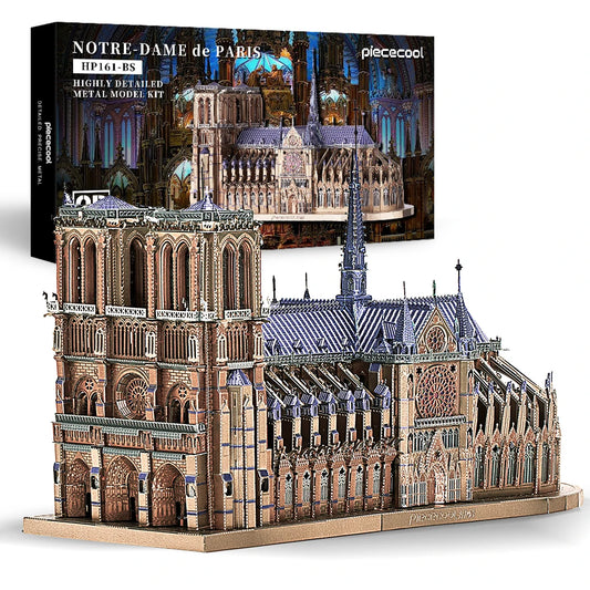 Notre Dame 3D Metal Puzzle Kit