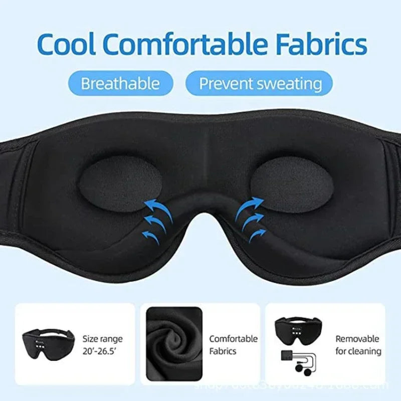 Maschera per gli occhi wireless con altoparlanti