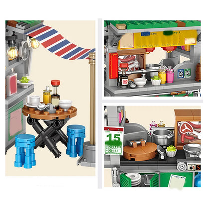 Kit in miniatura per bancarella di frutti di mare
